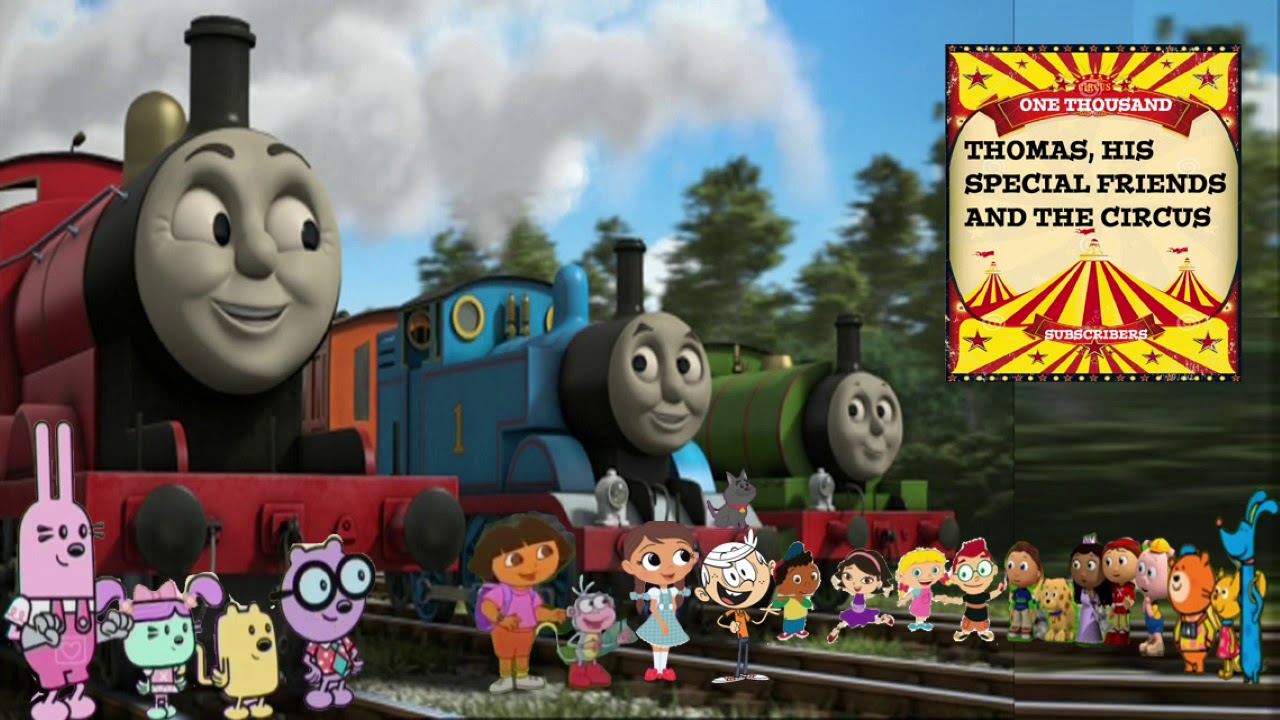 Thomas, Percy, James and their special friends singing their circus song