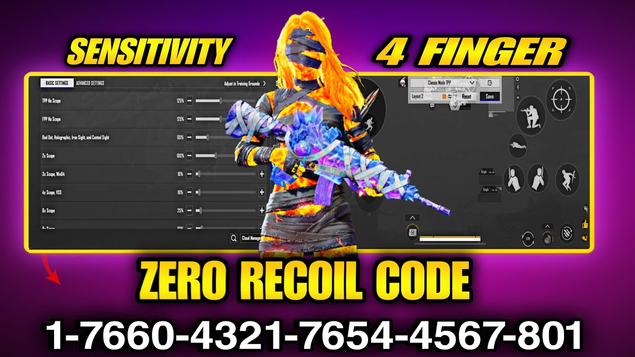 🔥 NEW UPDATE 4.5 😱 | PUBG MOBILE/BGMI SENSITIVITY SETTINGS 2026 | PRO ZERO RECOIL SENSITIVITY CODE 