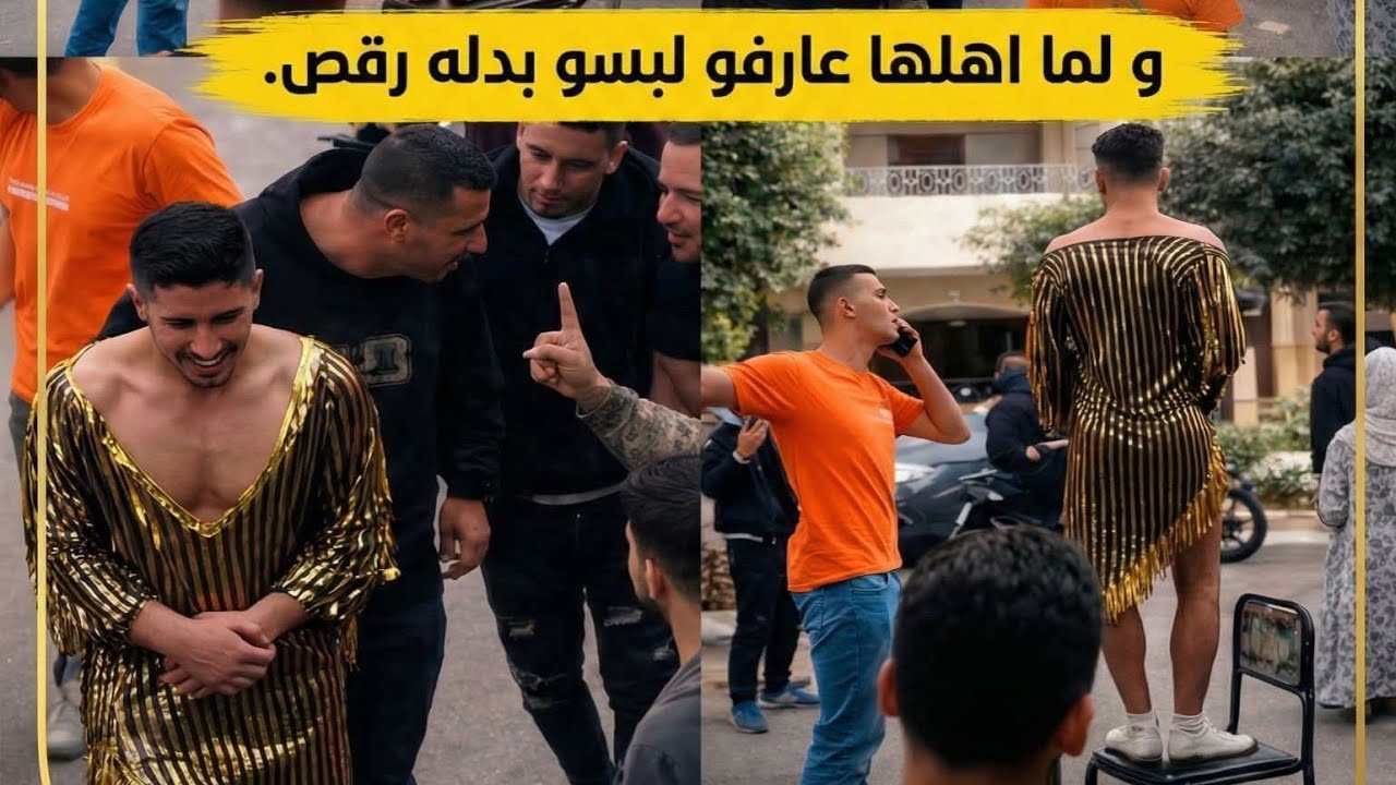 لفو بيه البلد ببدلة رقص تحت التهد..يد ذلوه وكسرو نفسه وبهدلوه ساعتين في ميت عاصم بنها
