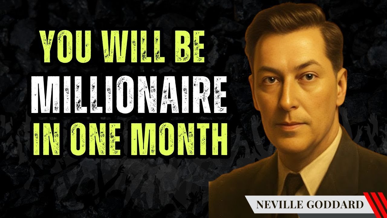 YOU WILL BE A MILLIONAIRE IN 1 MONTH” | Neville Goddard Style Manifestation Power | Neville Goddard