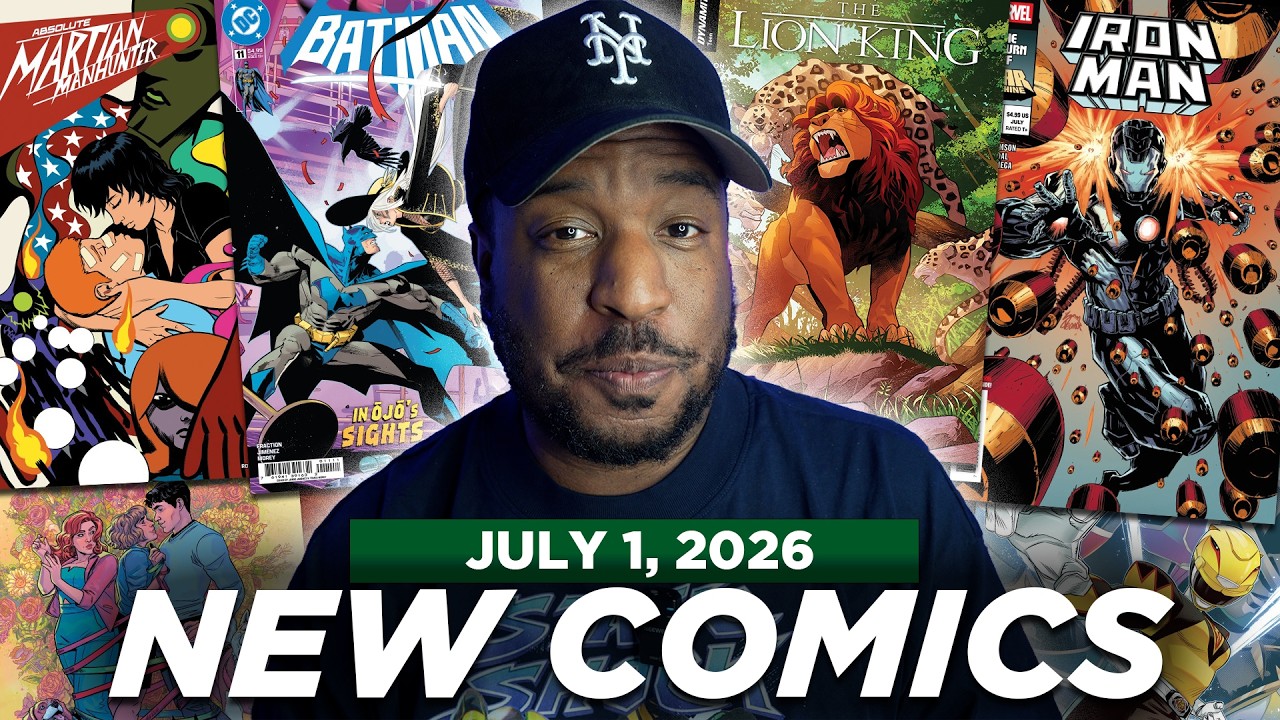 ДЕНЬ НОВЫХ КОМИКСОВ 01.07.26 | BATMAN #11, KILLER INFLUENCES #1, ABSOLUTE MARTIAN MANHUNTER #12