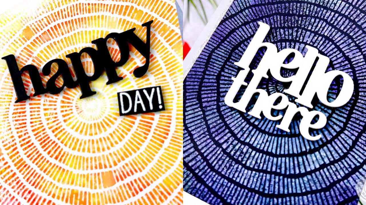 Amazing Faux Watercolor Technique for Background Stamps