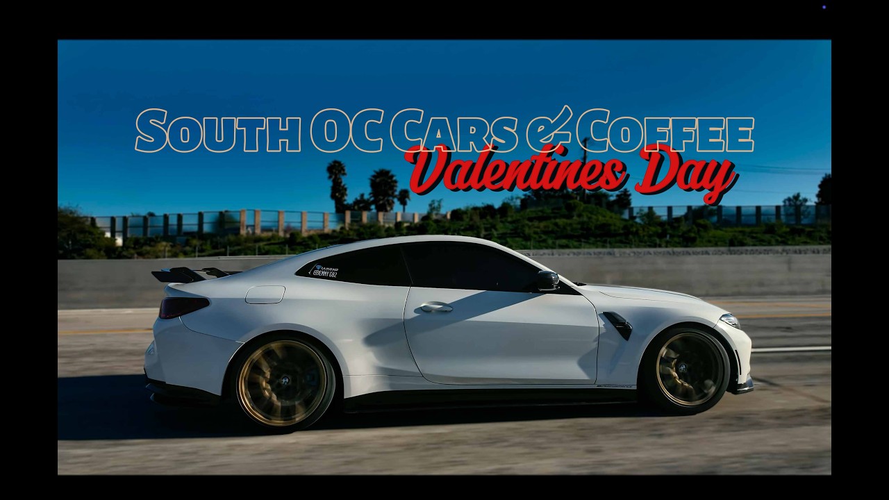 SOUTH OC CARS & COFFEE Valentines Day 2026, Swapped out the homies Reflectors without him knowing.