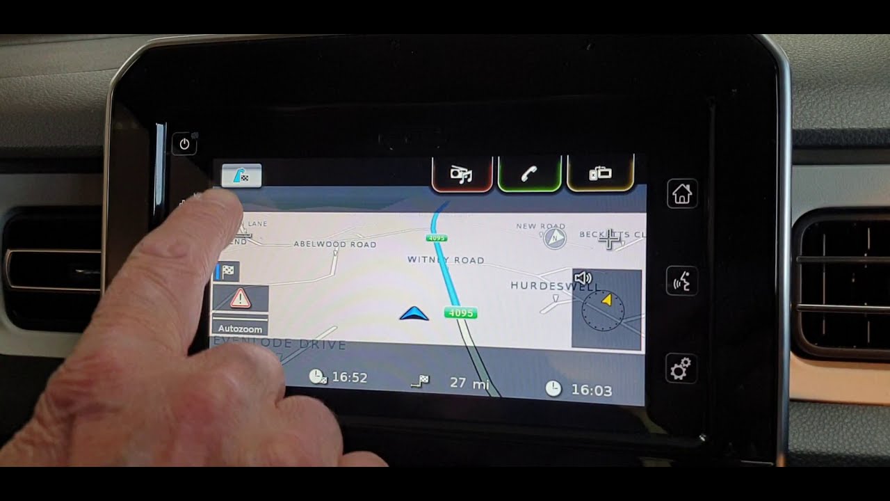 Operating Instructions For Your New Suzuki's SAT NAV System - Sportif Suzuki