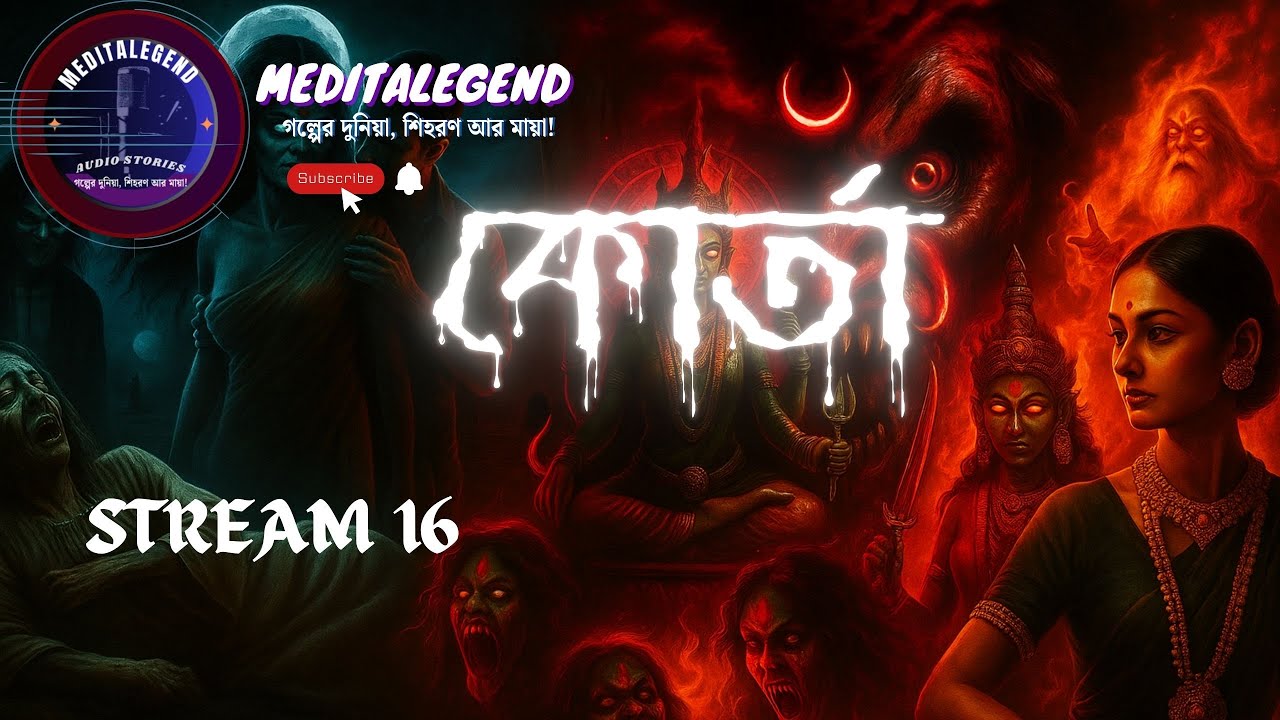 Friday Suspense|Korta|Hemendrakumar Roy|Best Horror Bengali Audio Story Meditalegend ​Live Stream 16