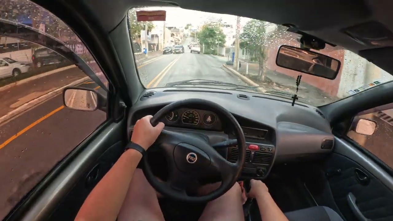 POV Driving a Fiat Palio 1.0 MPI Through the City | Urban Drive [4K] 🚗🌆