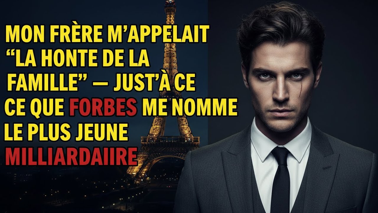 MON FRÈRE M’APPELAIT « LA HONTE DE LA FAMILLE » — JUSQU’À CE QUE FORBES ME NOMME PLUS JEUNE