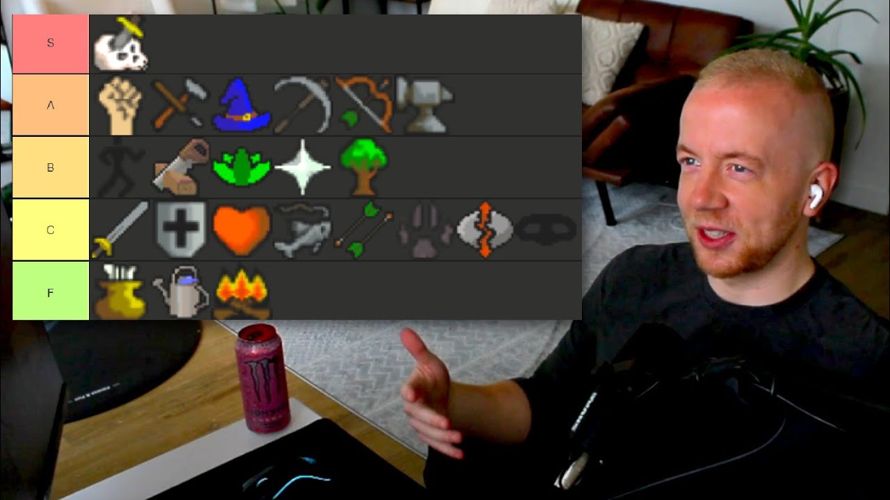 Список навыков OSRS Сэ Бэ