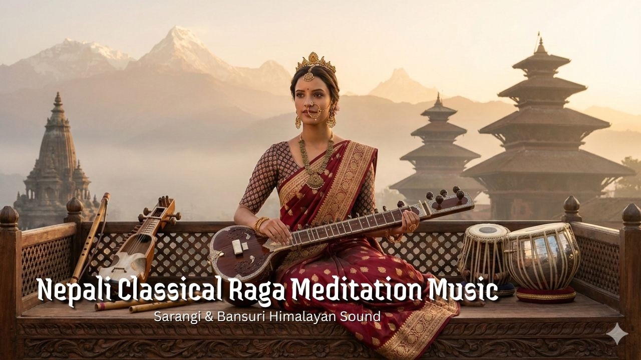 Nepali Classical Raga Meditation Music | Sarangi & Bansuri Himalayan Sound