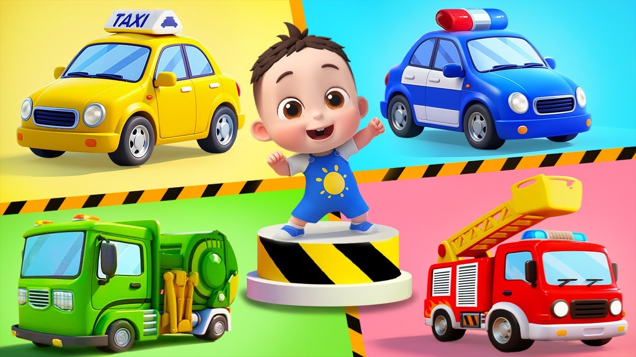 Ring Ring Ring! Mobil Profesi Beraksi🚒🚓🚑| Lagu Mobil | Lagu Anak-anak | LiaChaCha Bahasa Indonesia