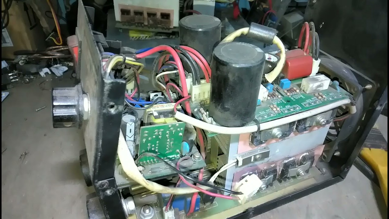 mesin #las_listrik_lakoni_Falcon_120 mati total R fuse putus