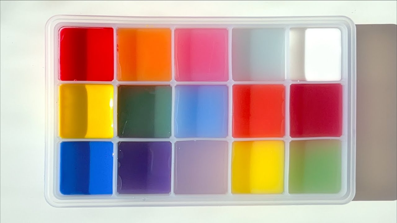 Как создать 12 новых цветов с 3 основными цветами ❤️💛💙