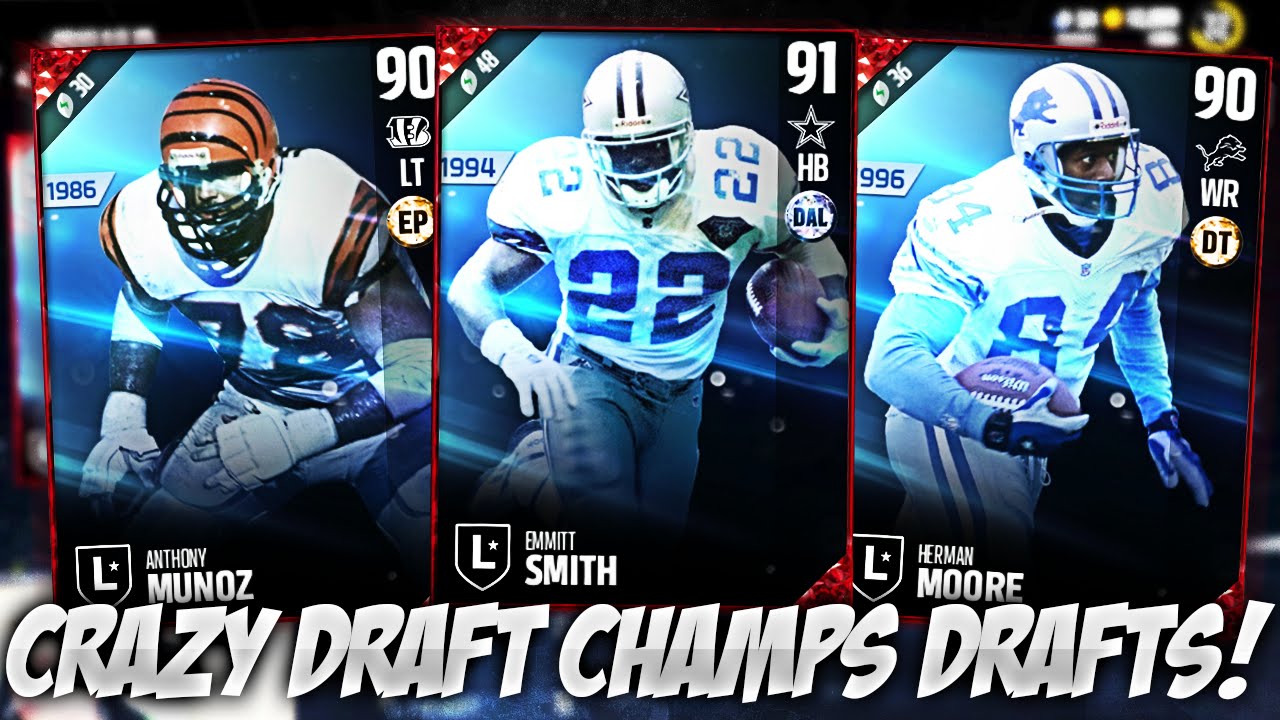 CRAZY DRAFT CHAMPIONS DRAFTS! 3 EPIC LEGEND ROUNDS!!! MADDEN 17 DRAFTS