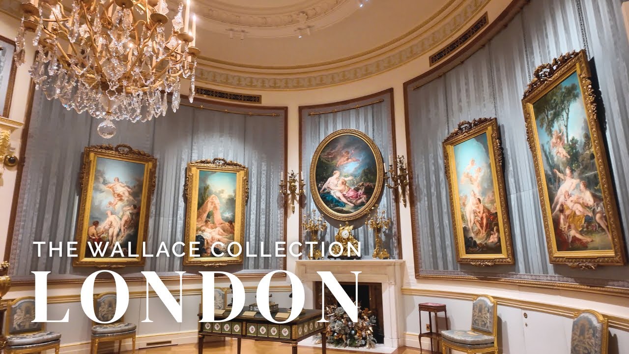 冬のロンドン散歩✨マリボーンの美しい邸宅美術館 🏛️ ウォレス・コレクション 4K