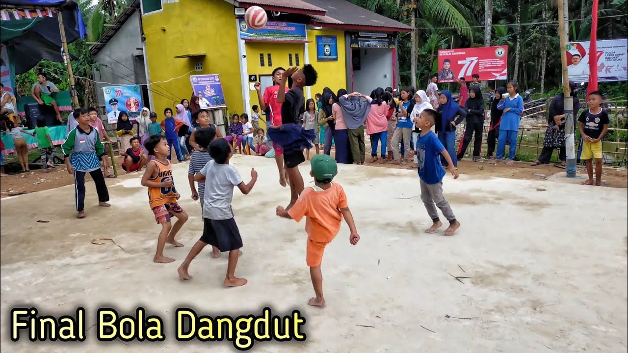 Final Sepak Bola Dangdut Putra Falah 2-1 Reyn Memeriahkan HUT Republik Indonesia 77