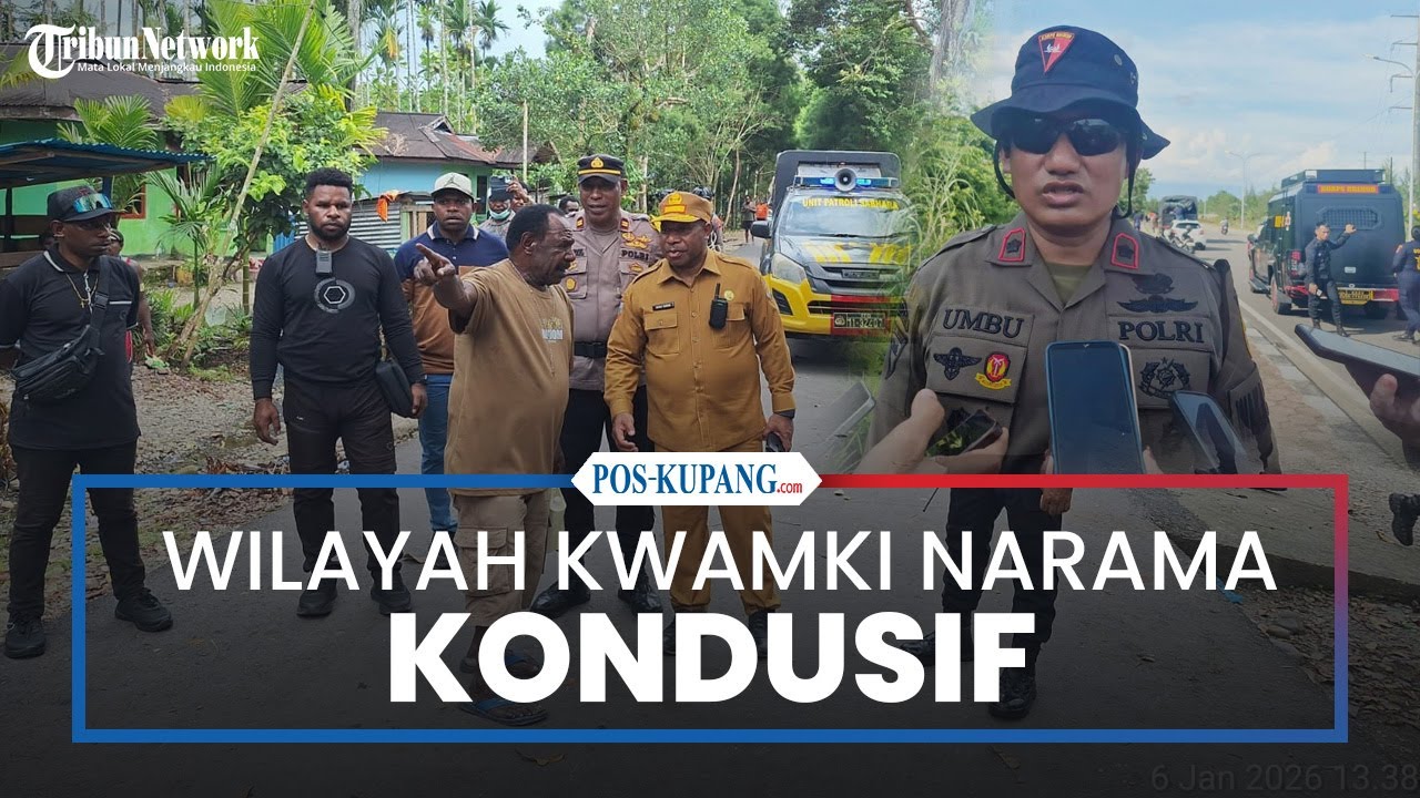 Polisi Pastikan Wilayah Distrik Kwamki Narama Kondusif