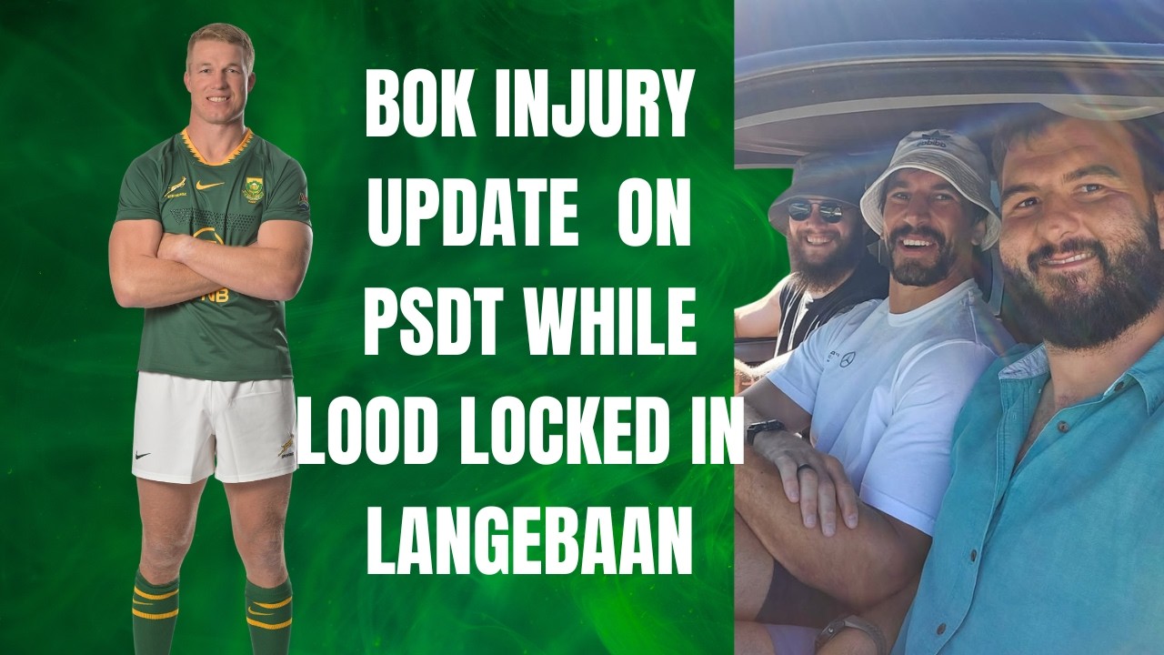 INJURY UPDATE:  PSDT back in rehab training while Lood is locked in, in Langebaan