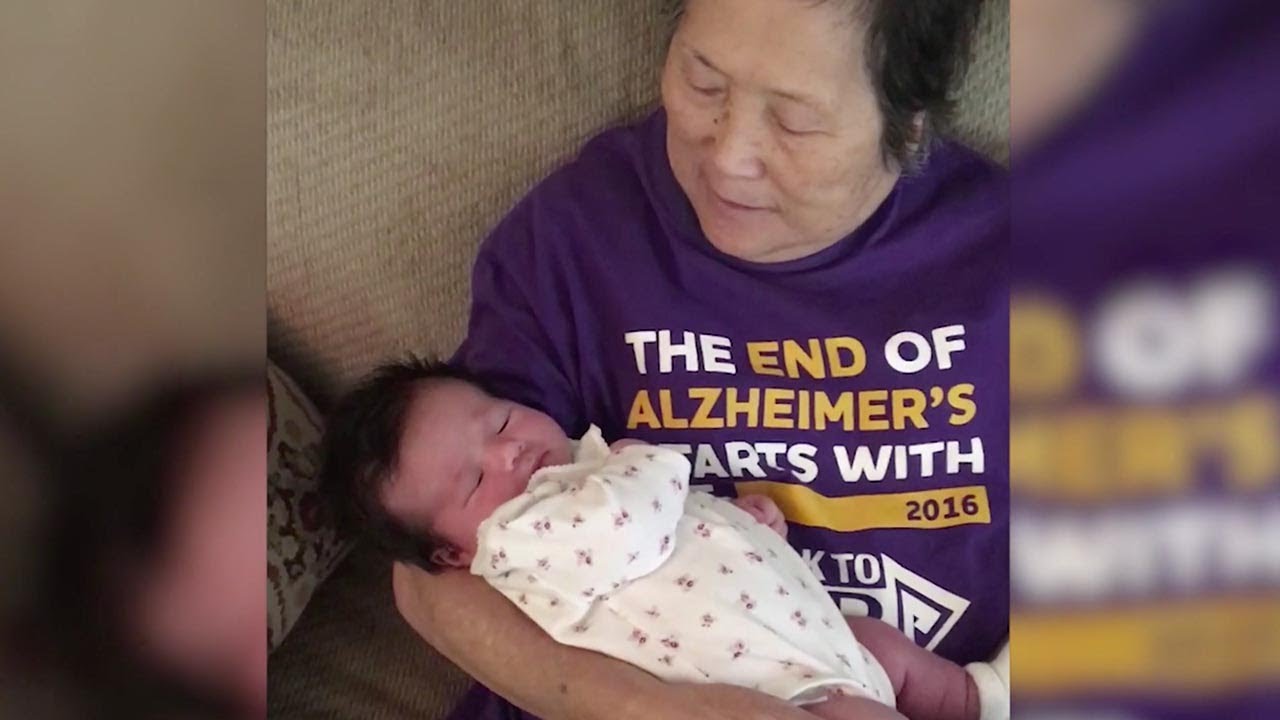 Alzheimer's grandma meeting granddaughter for “first time” every day