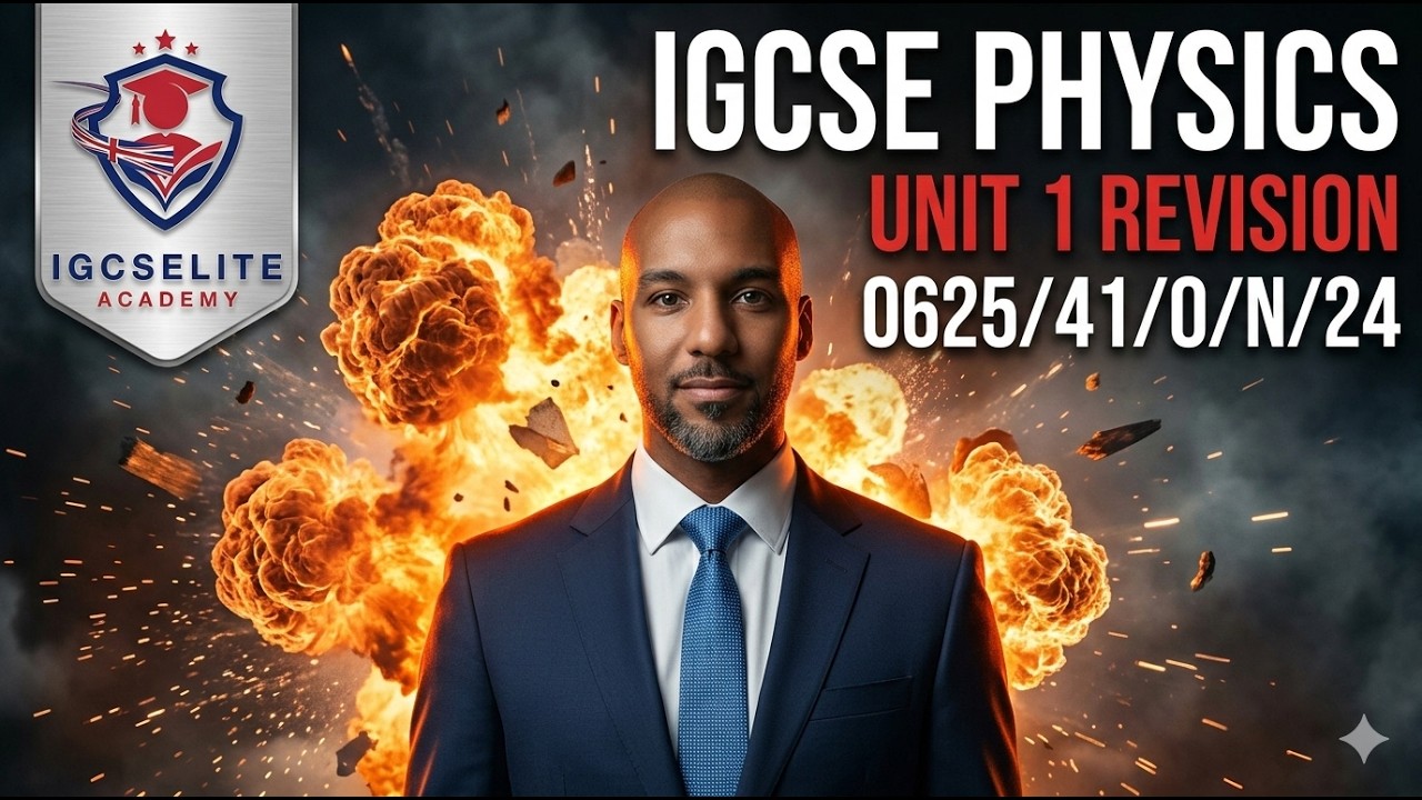 Session 10 - IGCSE Physics foundation - unit 1 revision