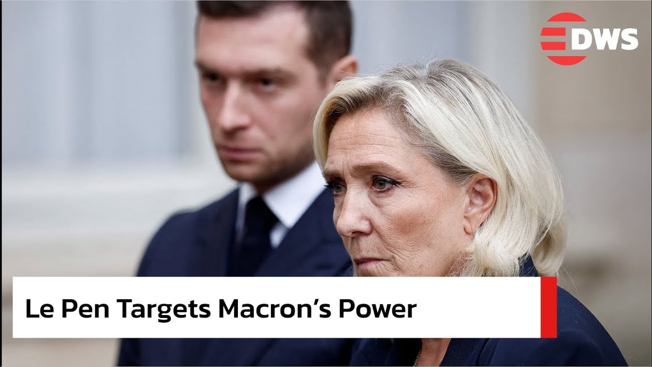 BREAKING NEWS: Political Earthquake in France: Le Pen Targets Macron&rsquo;s Power | DWS News | AC14