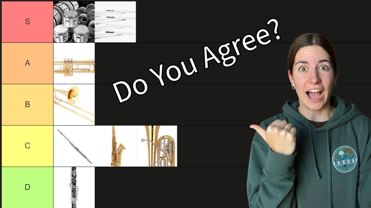 Ranking All the Marching Band Instruments