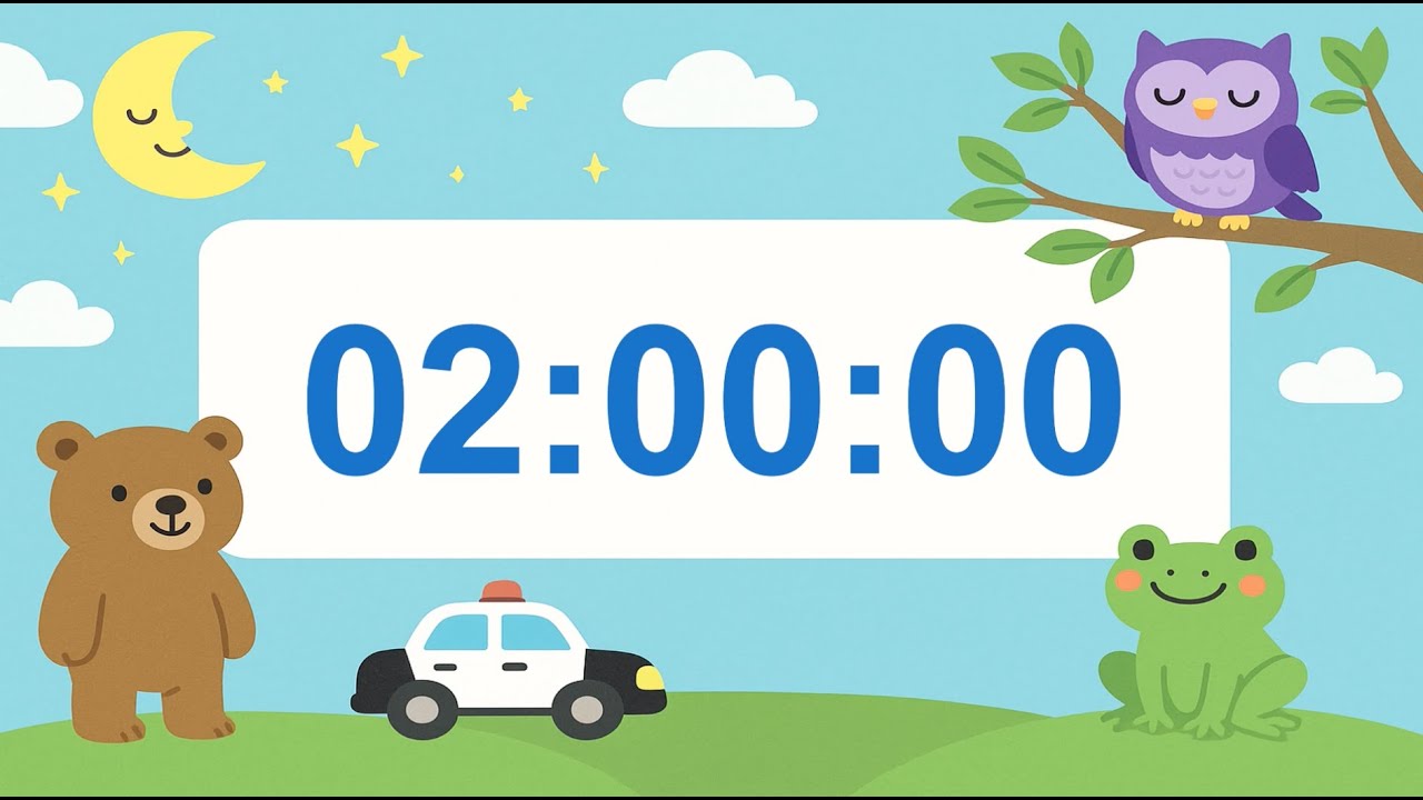 2-Hour Animated Musical Timer Countdown