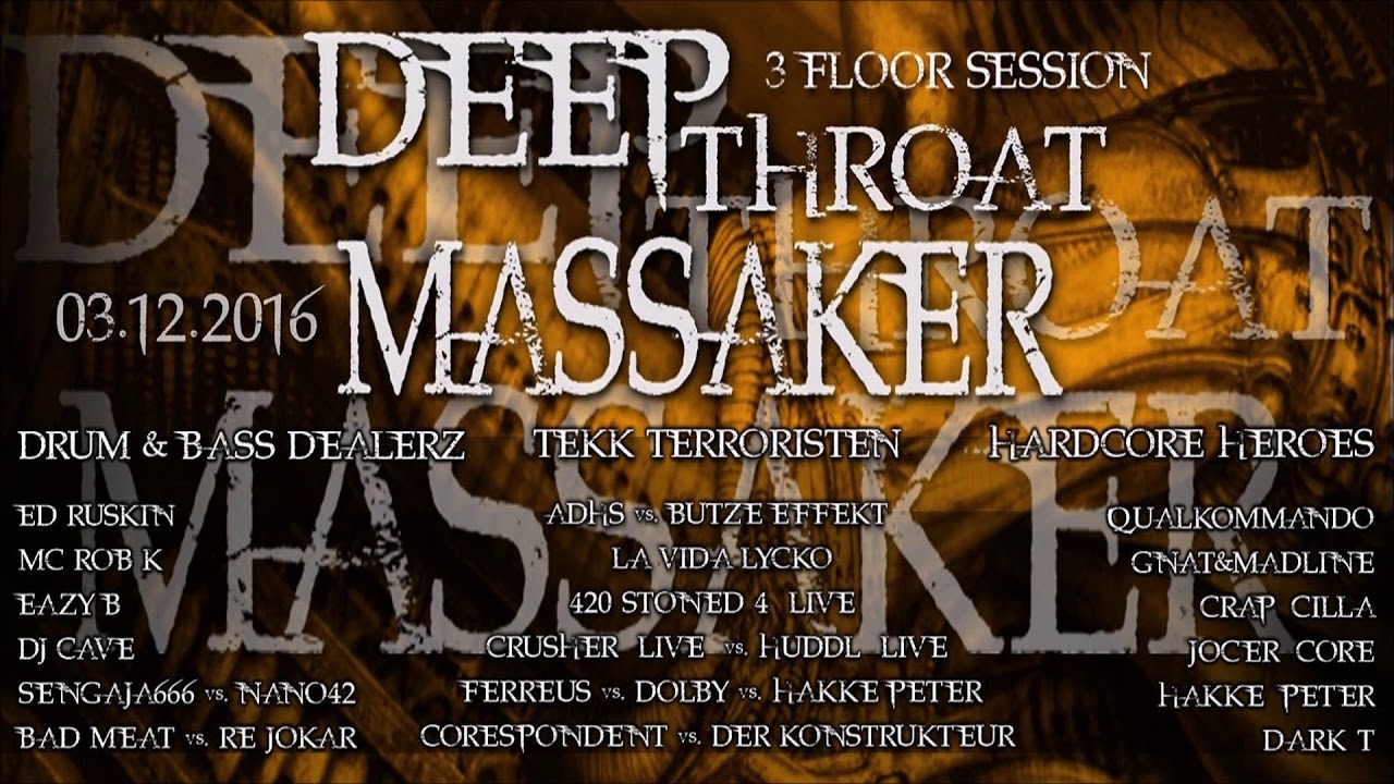 Corespondent vs. Der Konstrukteur live @ Deep Throat Massaker NDorphin Club Chemnitz 03.12.2016