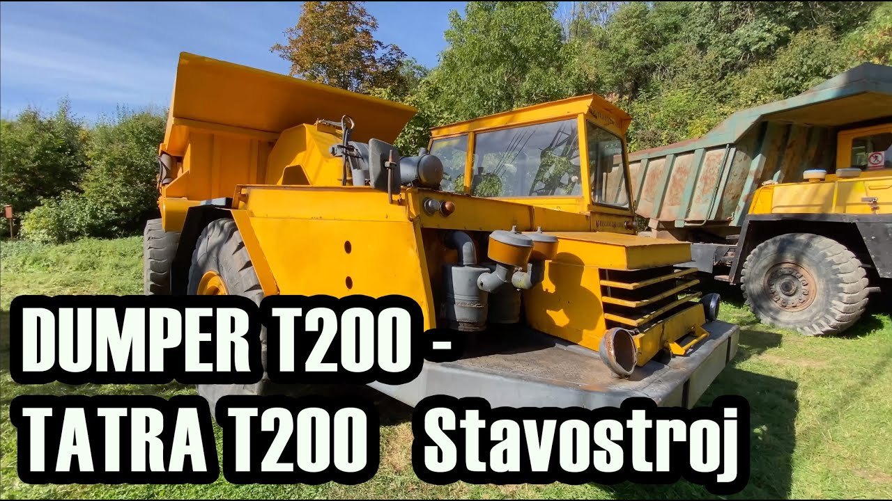 Dumper T200 - TATRA T200 (Stavostroj)