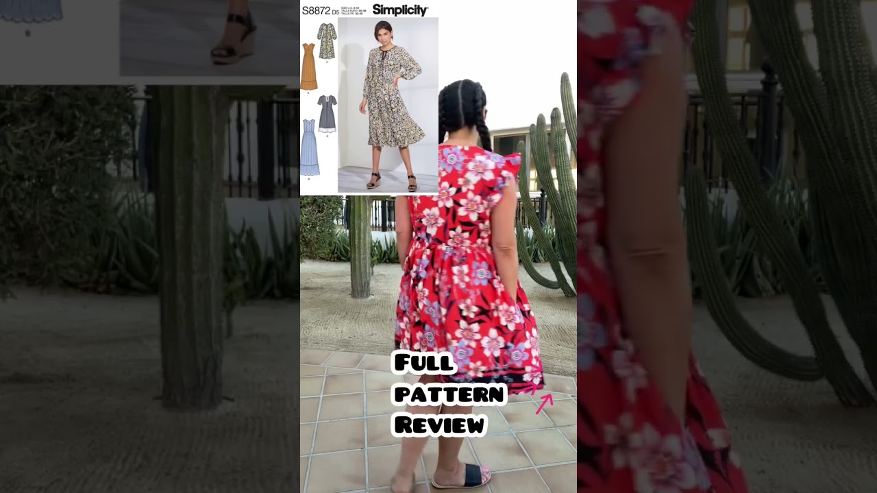#simplicitypatterns #s8872 sewing a handmade dress!