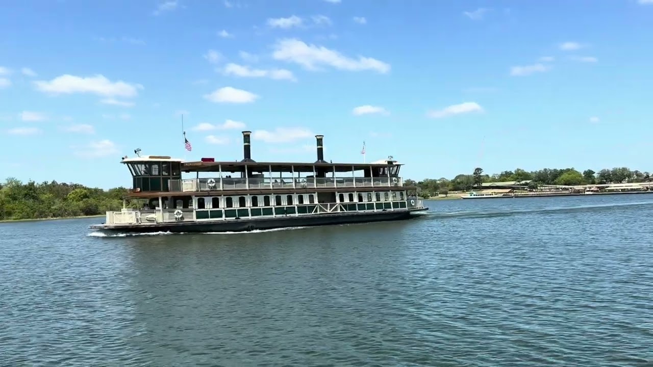 Ferry Boat Ride to Magic Kingdom from the Transportation and Ticket Center Disney World 2025