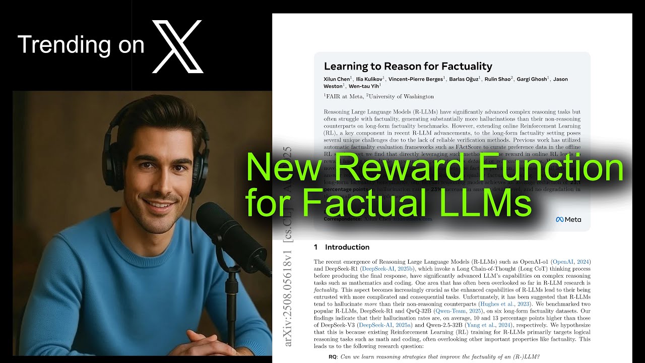 New Reward Function for Factual LLMs