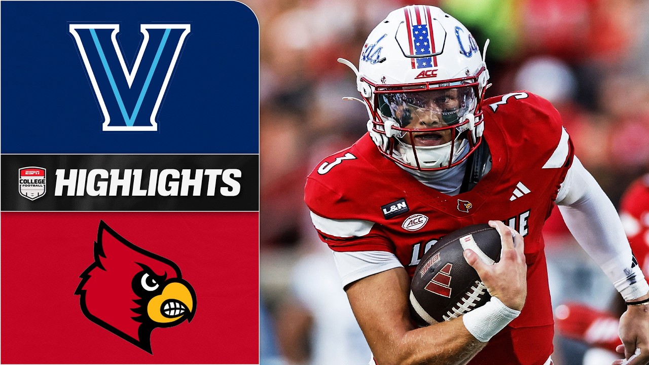 Villanova Wildcats vs. Louisville Cardinals | Full Game Highlights | ESPN College Football