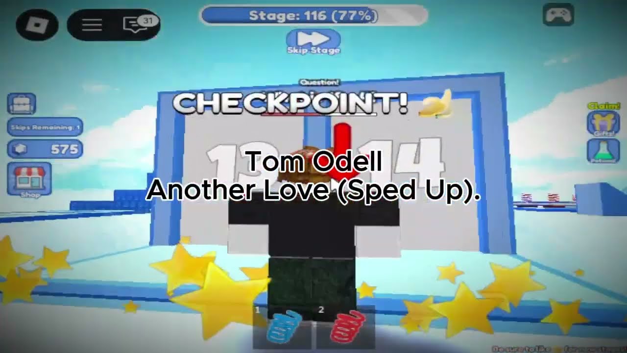 Roblox | Tom Odell - Another Love (Sped Up).