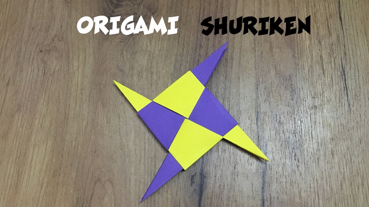 DIY Origami Shuriken | Super Easy to Make