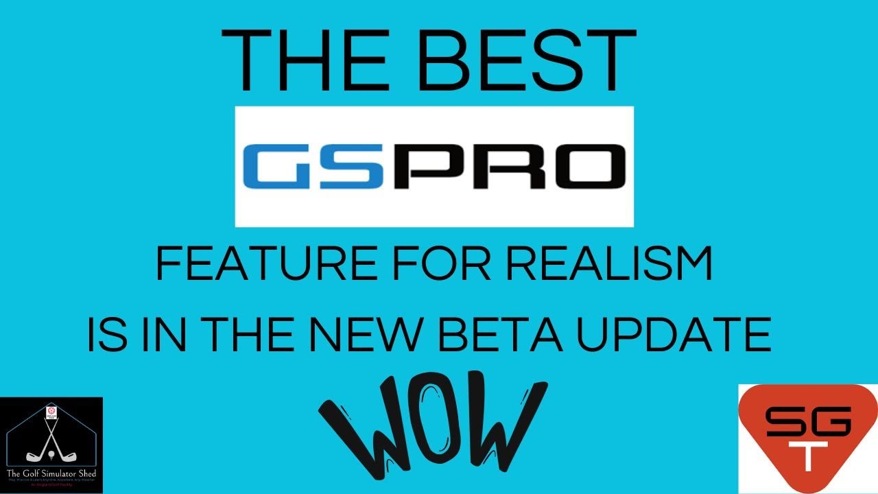 GSPRO Realism Feature is here. And it's AMAZING. Better Than Trackman VG3 & FSX Play