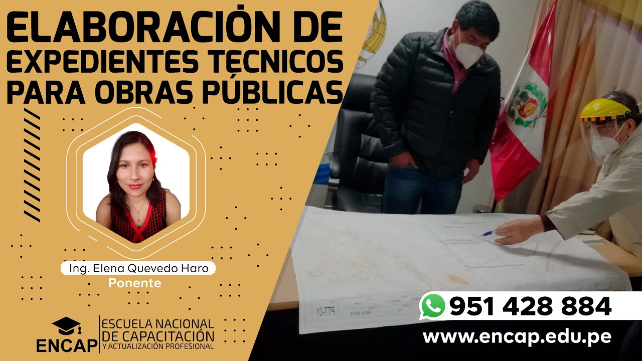 CURSO: ELABORACIÓN DE EXPEDIENTES TÉCNICOS PARA OBRAS PÚBLICAS 2025