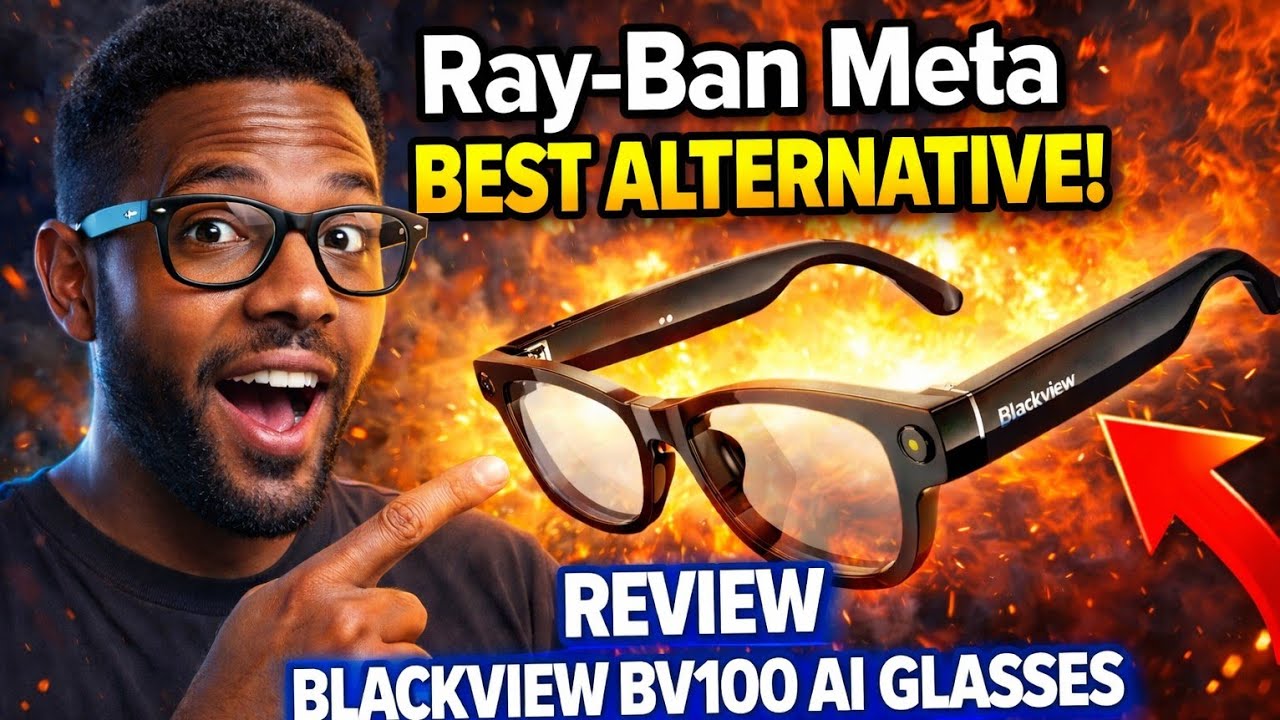 RAY BAN META GEN 2 TECH ALTERNATIVE BLACKVIEW BV100 AI VIDEO GLASSES REVIEW #raybameta #meta #tech