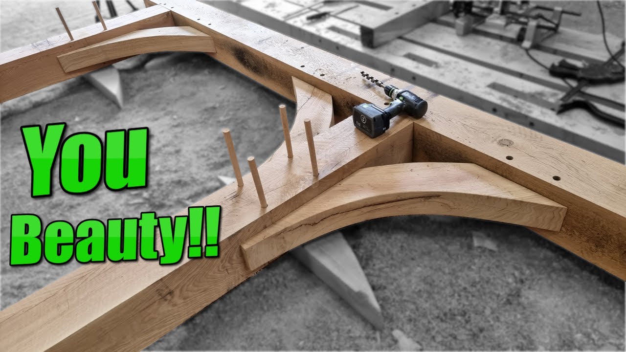 Green Oak Framing - First Frame Assembly