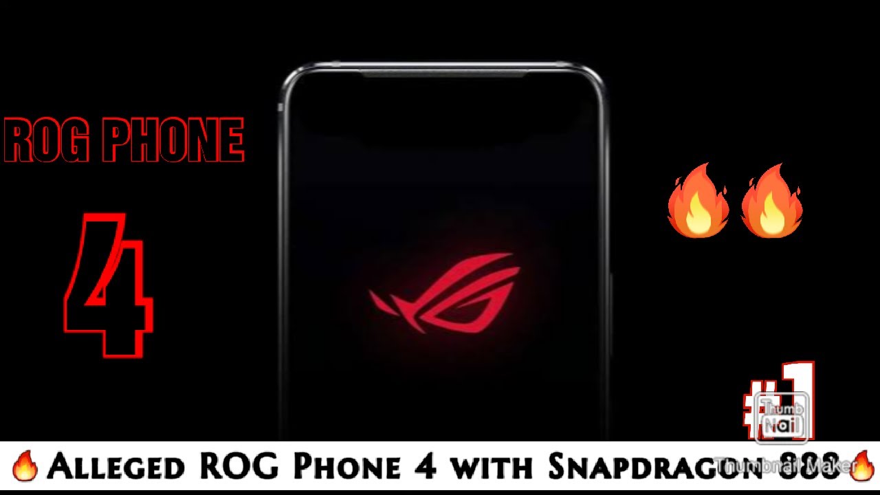 Alleged Asus ROG Phone 4 : Coming Soon With Snapdragon 888 and Android 11 OS 🔥🔥🔥ROG Phone 4🔥🔥🔥
