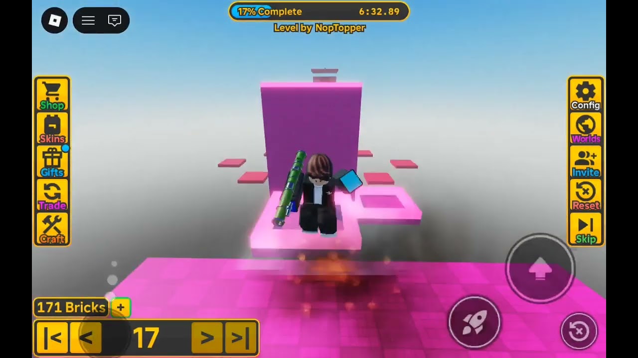 Playing a RPG obby