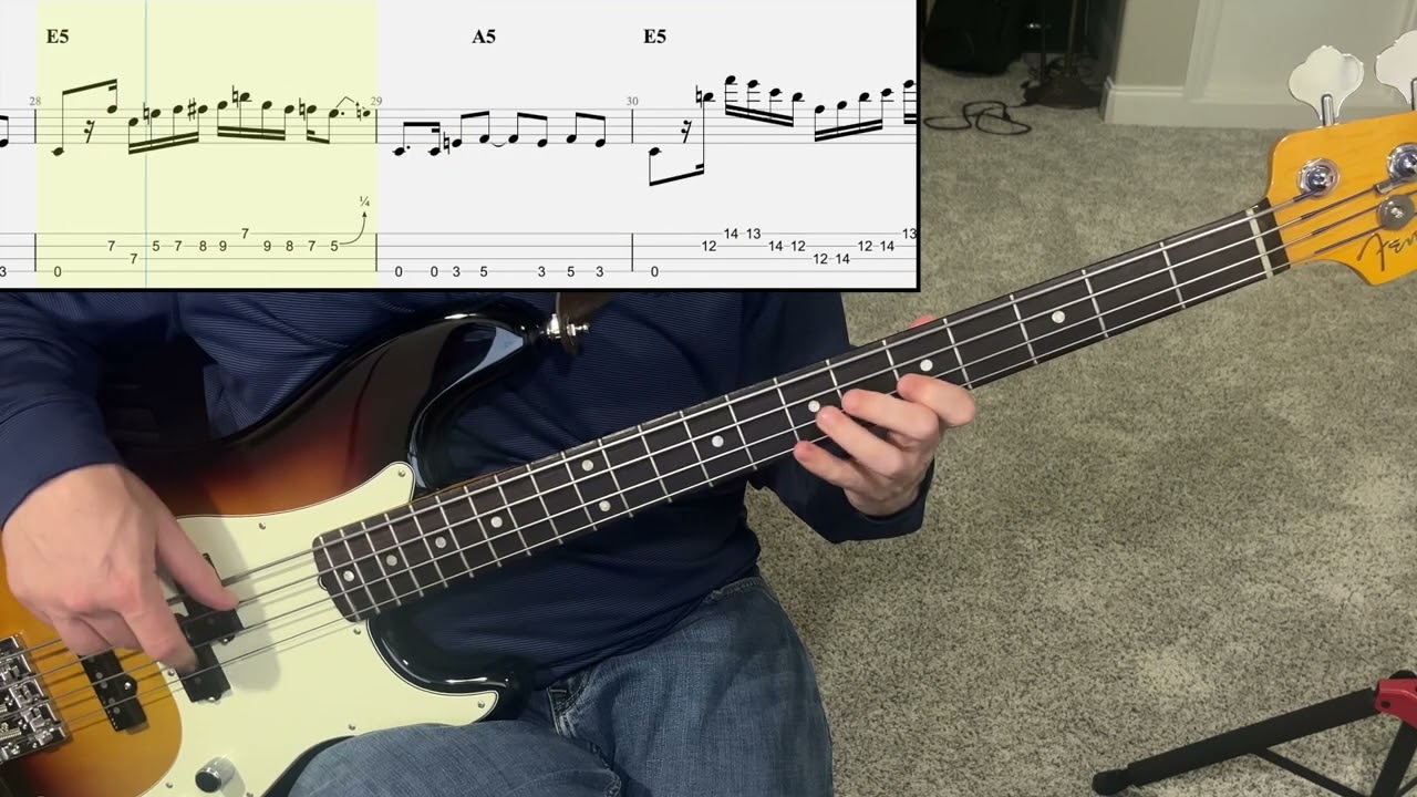 Midnight Train To Memphis - Chris Stapleton | Bass Guitar Cover (Play Along Tabs)