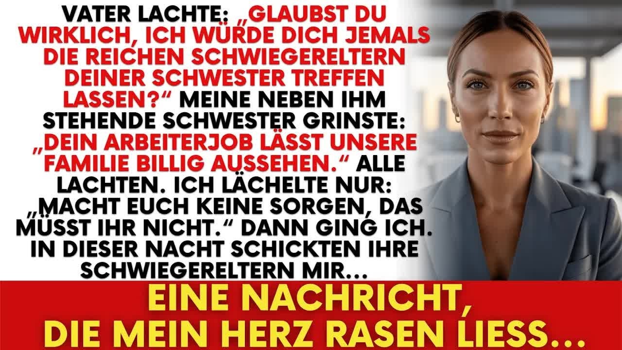 Mein Vater hielt mich ab, Millionärs Schwieger zu treffen     dann machte mich ihr Schwager zum