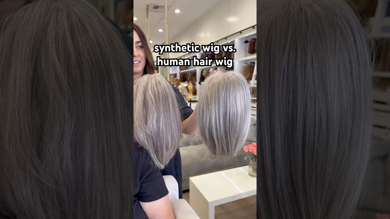 this grey wig is PERFECT for her!🩶 