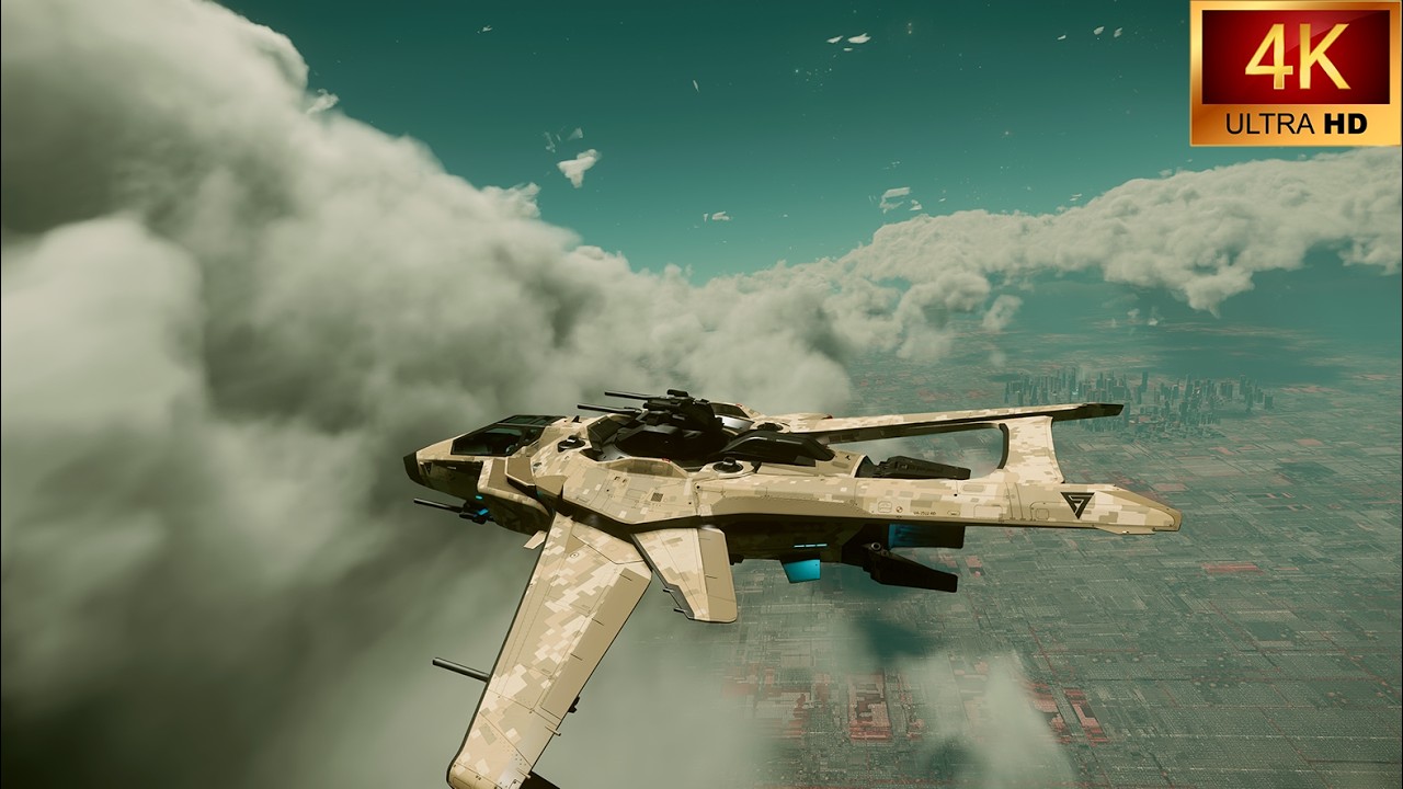 Star Citizen | улёт - подлёт - перелёт | 4K
