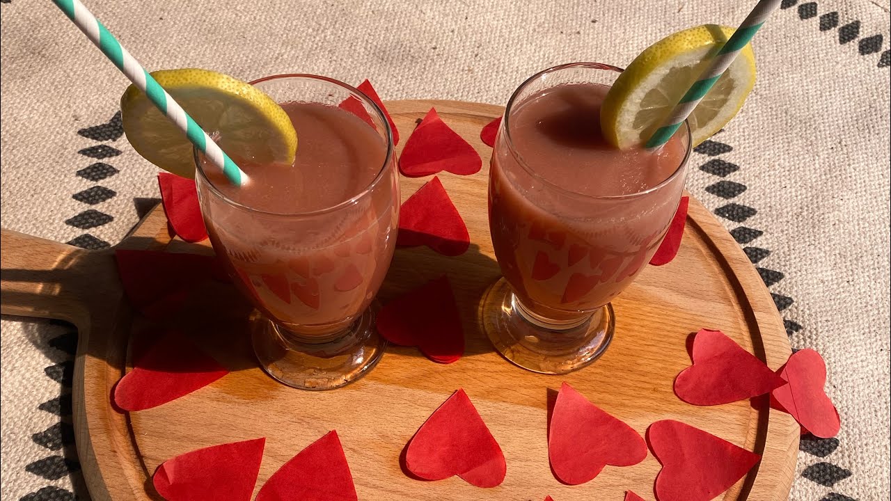 Jus de pomme grenadine / Apple pomegranate juice