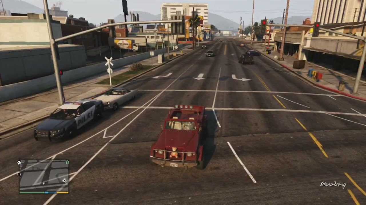 GTA V police chase and shoot out part 384