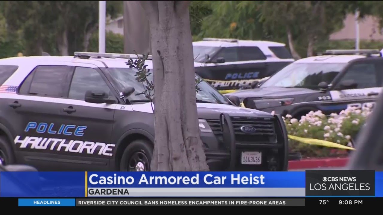 Armored truck security guard shot, another injured during attempted robbery at Hustler Casino in Gar