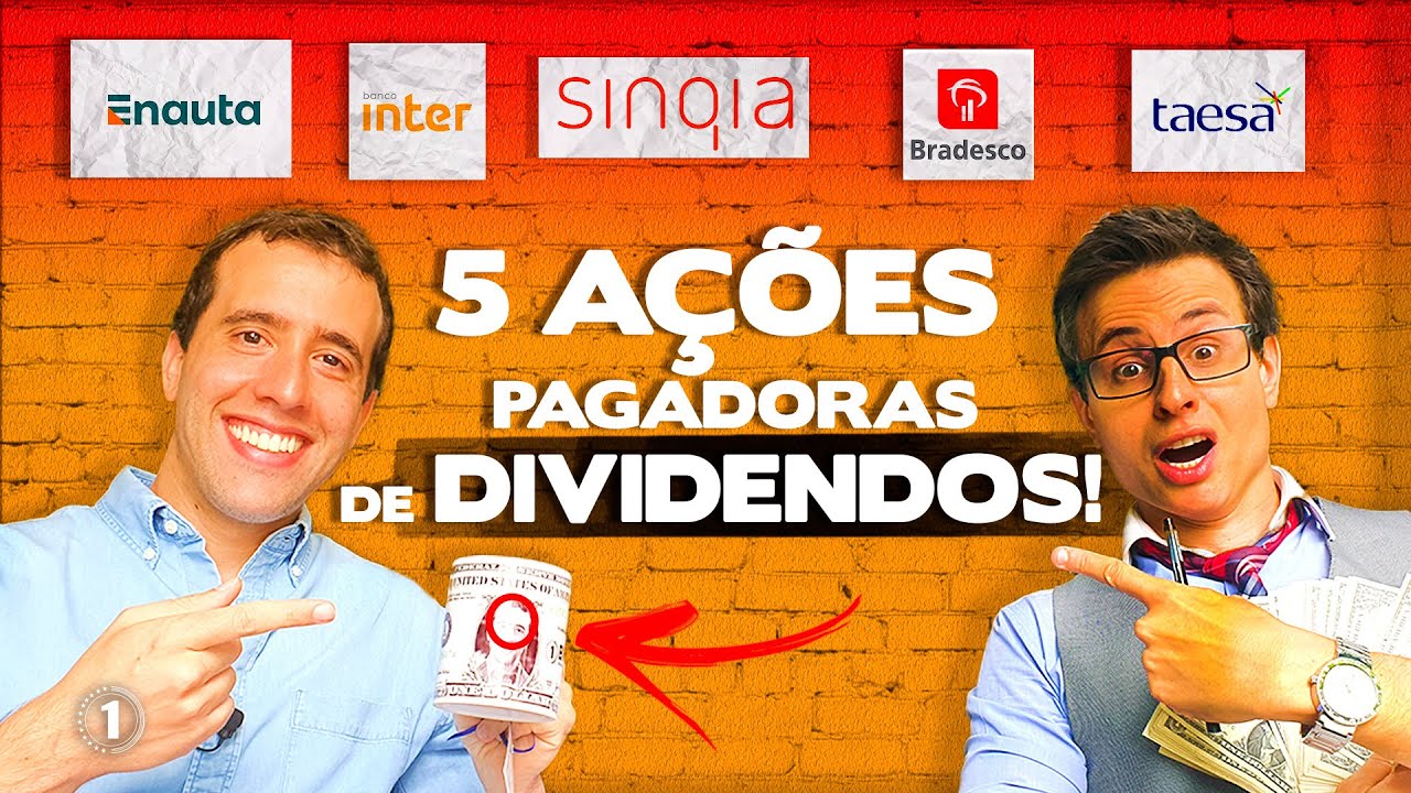 🔴 5 AÇÕES que MAIS PAGAM DIVIDENDOS! Itaúsa (ITSA4), Itaú (ITUB4), Bradesco (BBDC4), Sinqia (SQIA3)?