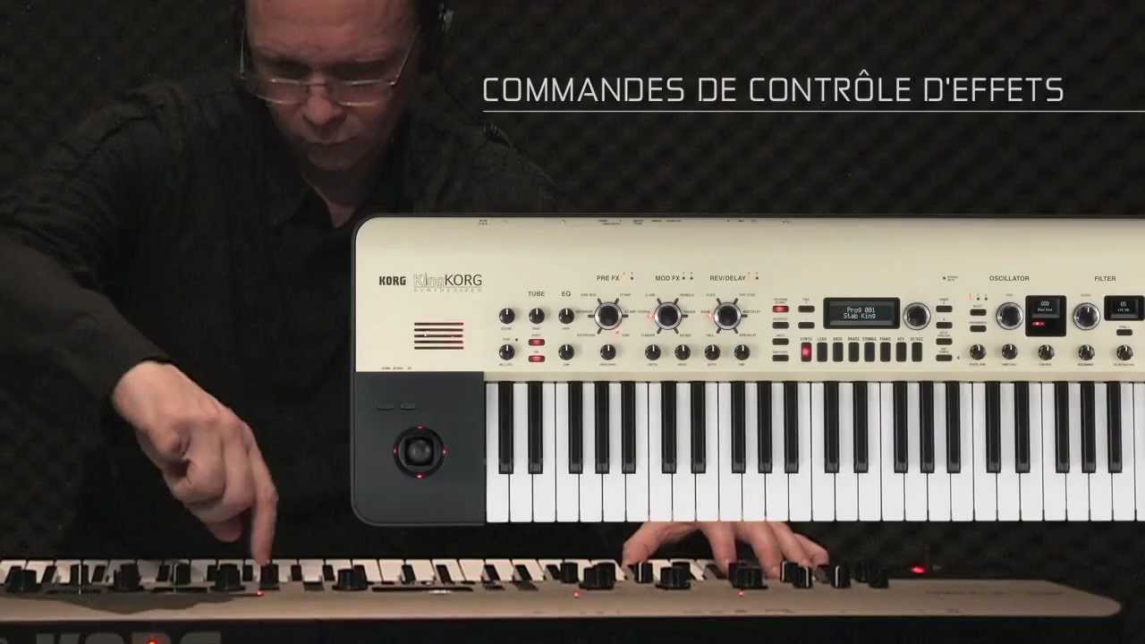 D&eacute;mo du synth&eacute; KingKORG par Michel Deuchst (La Boite Noire)