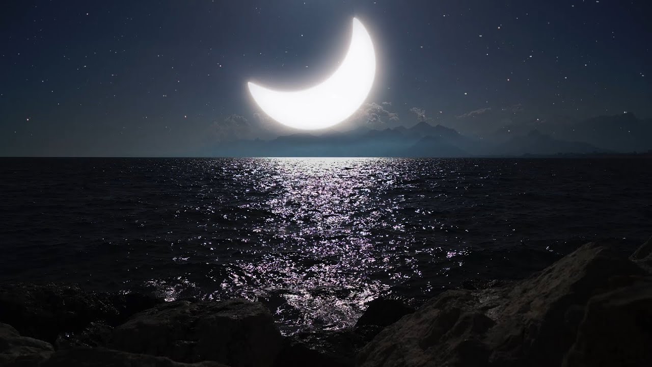 [ Crescent moon ] ★︎ Beautiful Relaxing Sleep Music ★︎ Calm Night ★︎ Relaxing Music